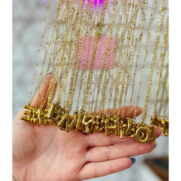 Bubble Letter Necklace