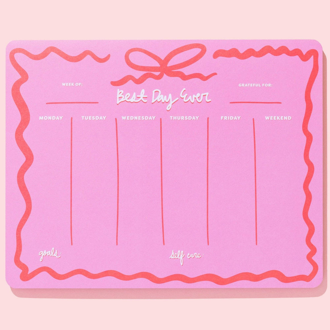 Best Week Ever Weekly Planner