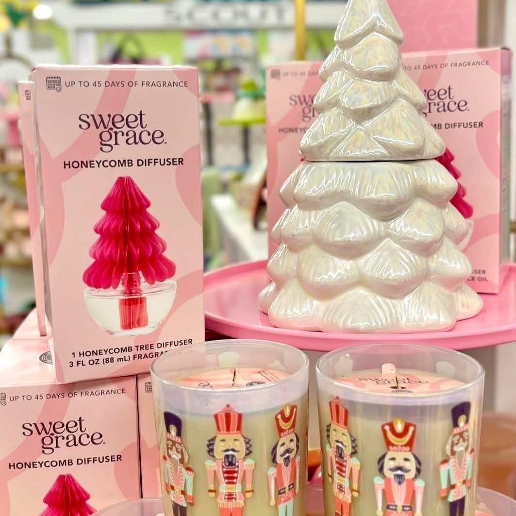 Sweet Grace Christmas Tree Candle
