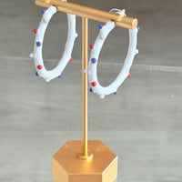 Red, White & Blue Hoop