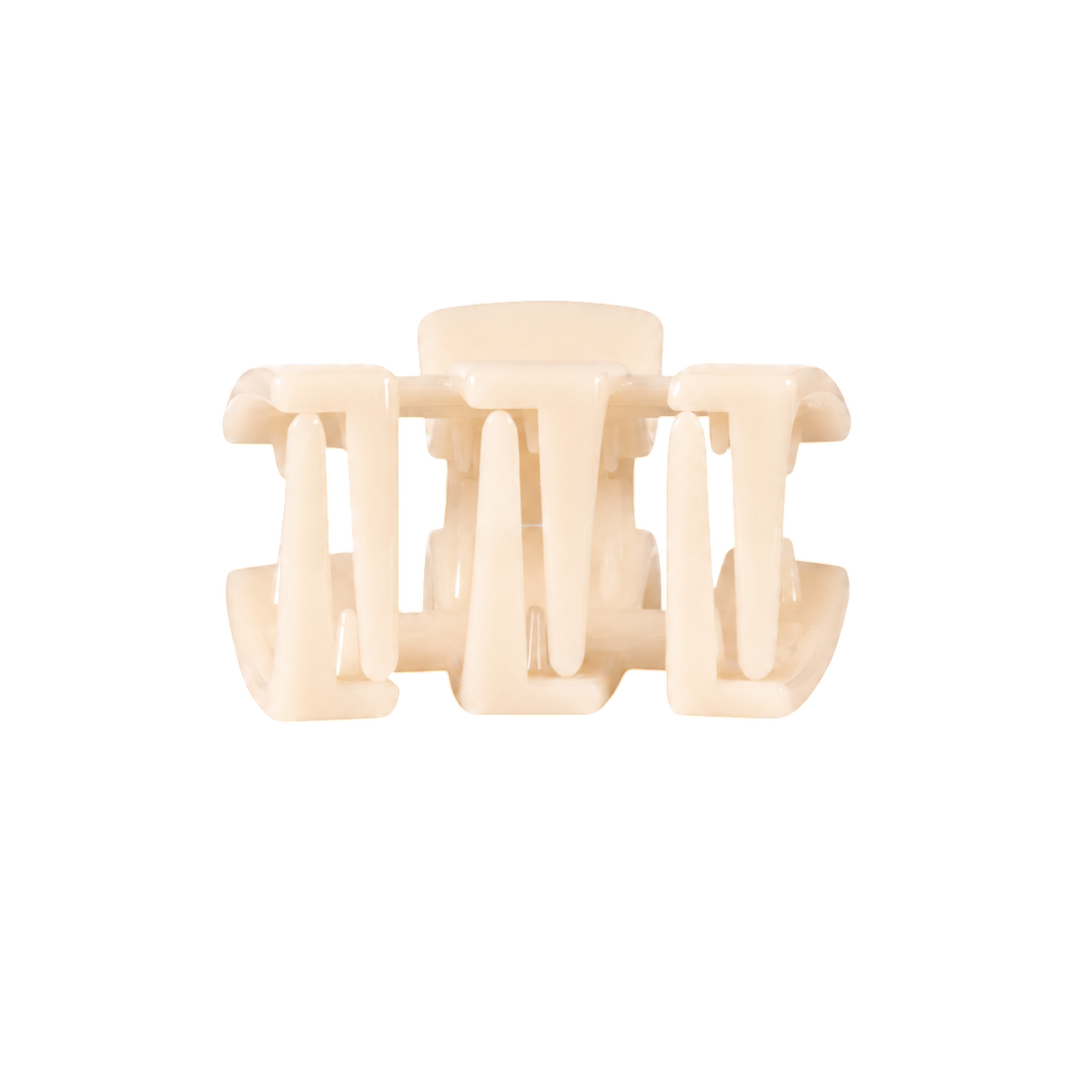 Almond Beige, Petite Claw Clip