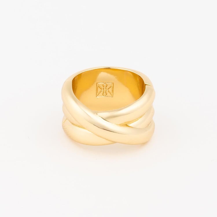 Twisted Band Scarf Ring