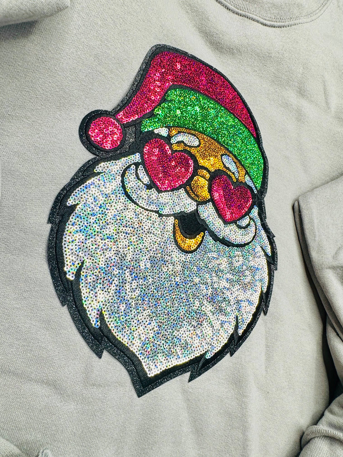 Santa Sequin Patch