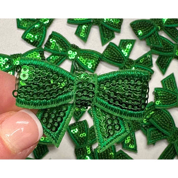 Sequin Bow Mini Patch