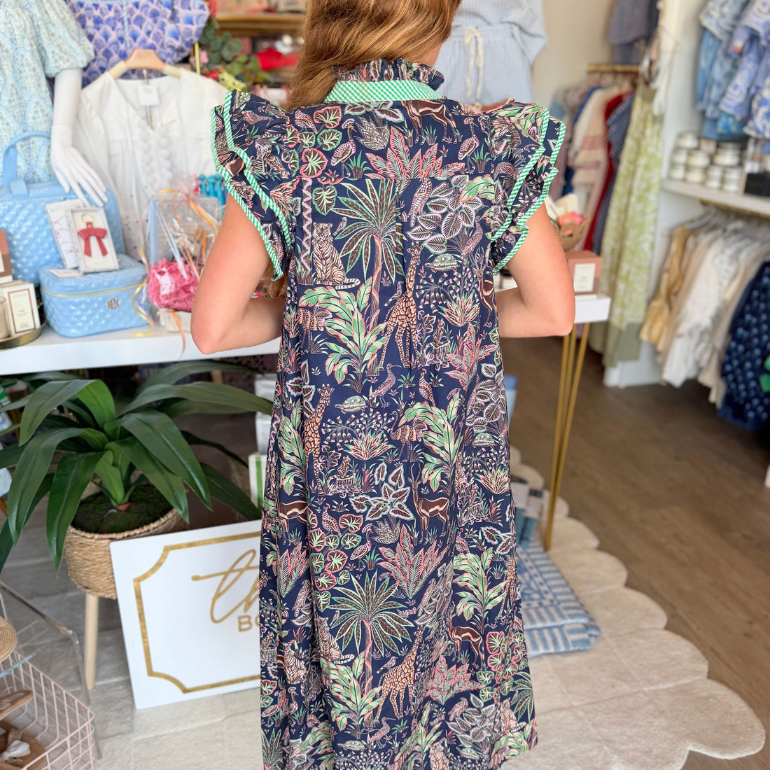Suzie Dress (Navy)