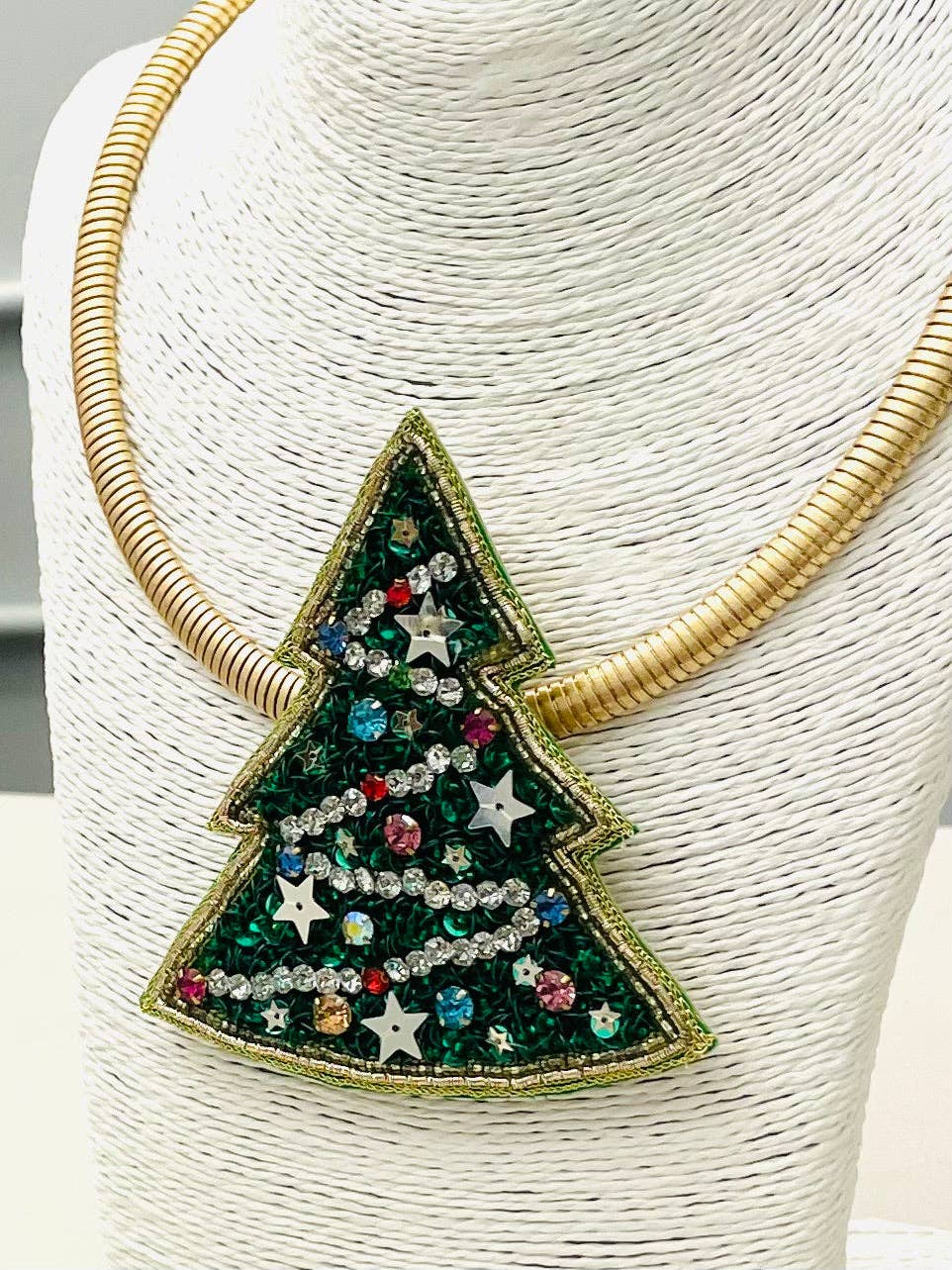 Christmas Tree Necklace