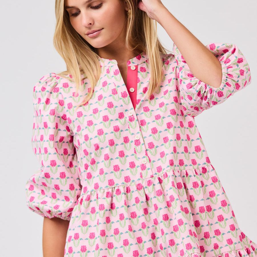 Riley Mini Dress (Pink)