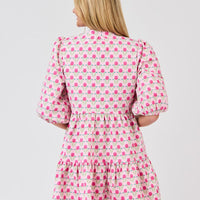 Riley Mini Dress (Pink)