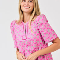 Adelyn Dress (Fuchsia)