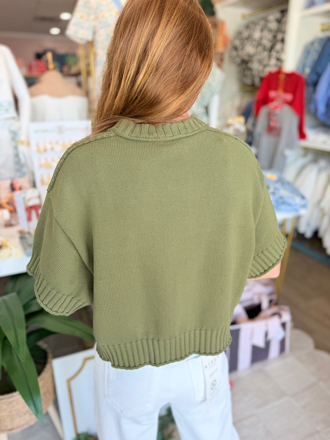 Olivia Top (Olive)