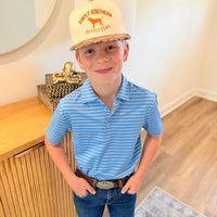 Stripe Youth Polo