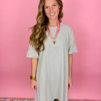 Slub Tshirt Dress