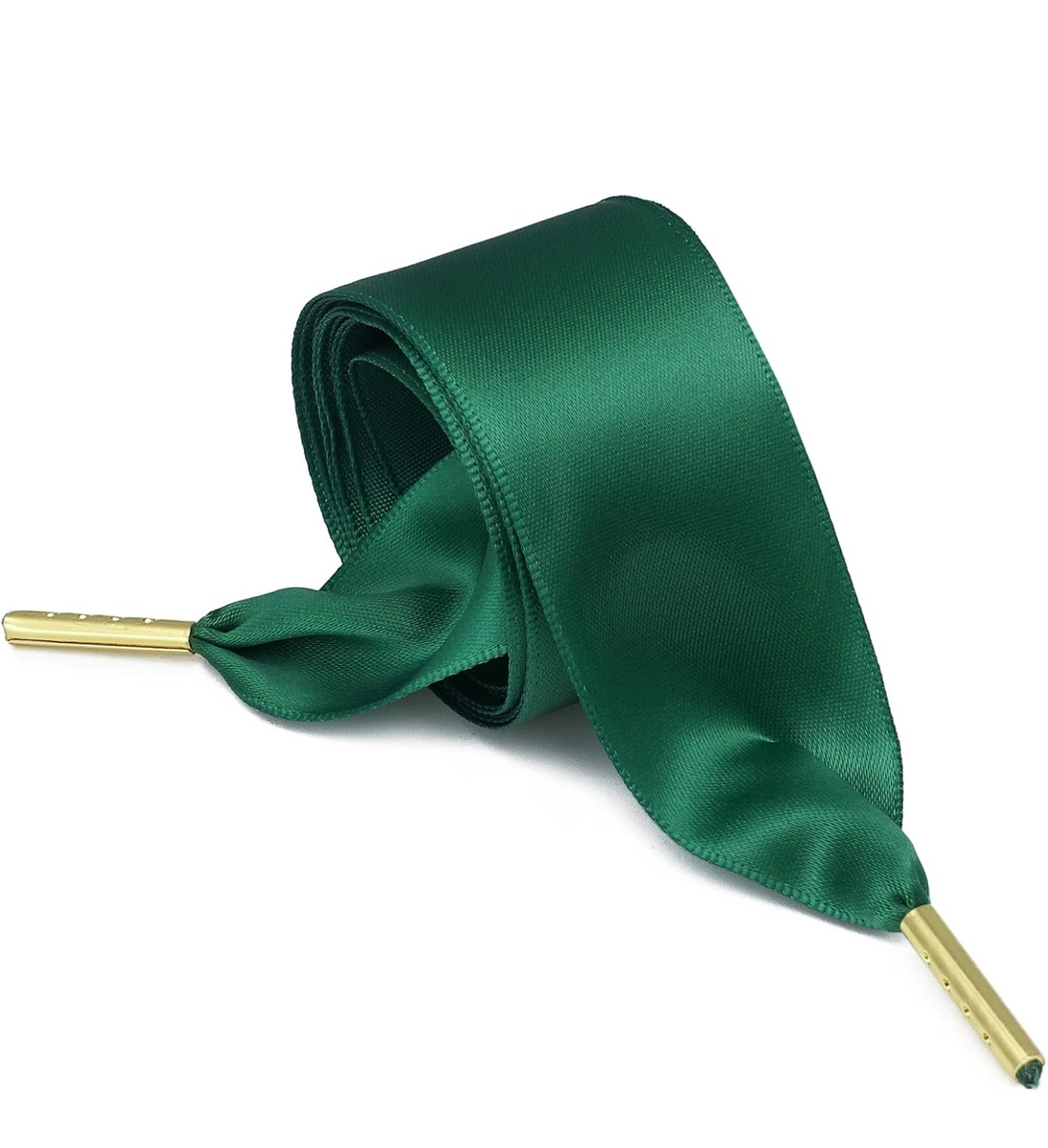 Satin Shoe String Laces (green)
