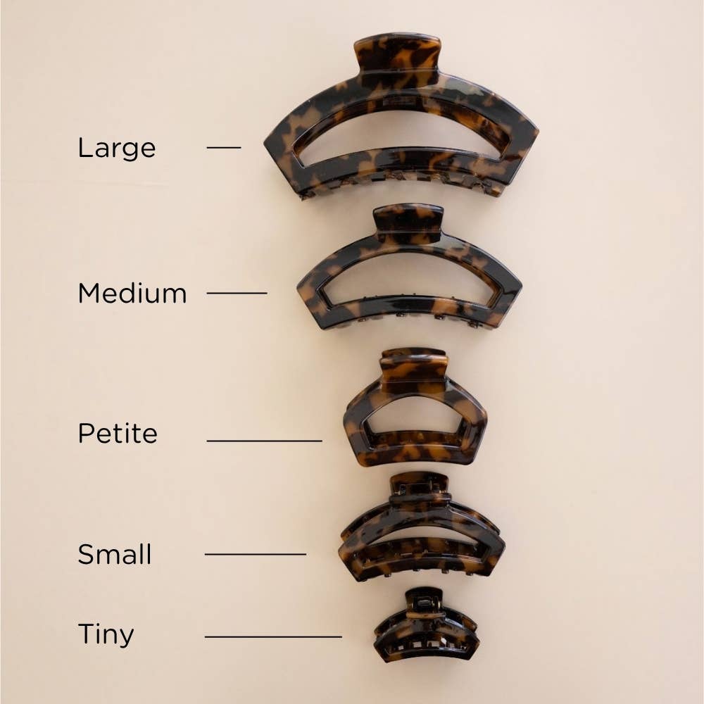 Open Tortoise, Petite Hair Clip