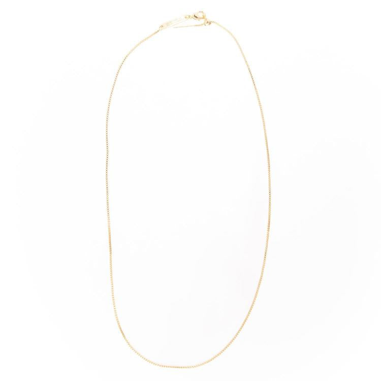 Box Chain Necklace 18 in