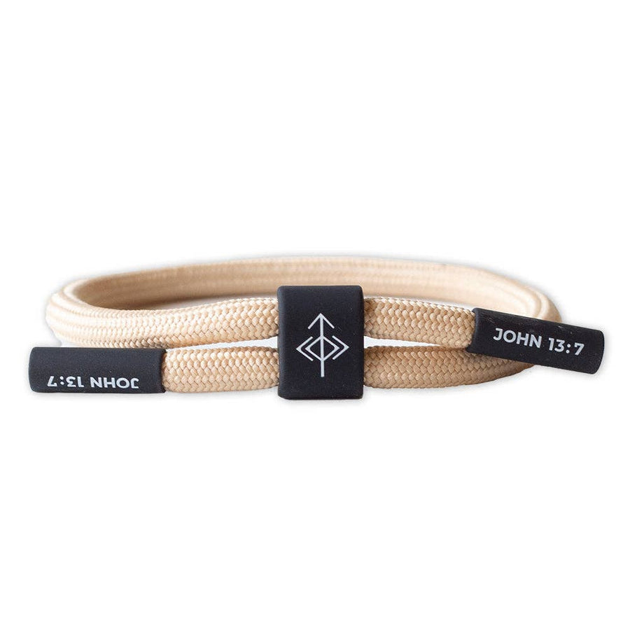 TRUST HIS TIMING Christian Cord Bracelet