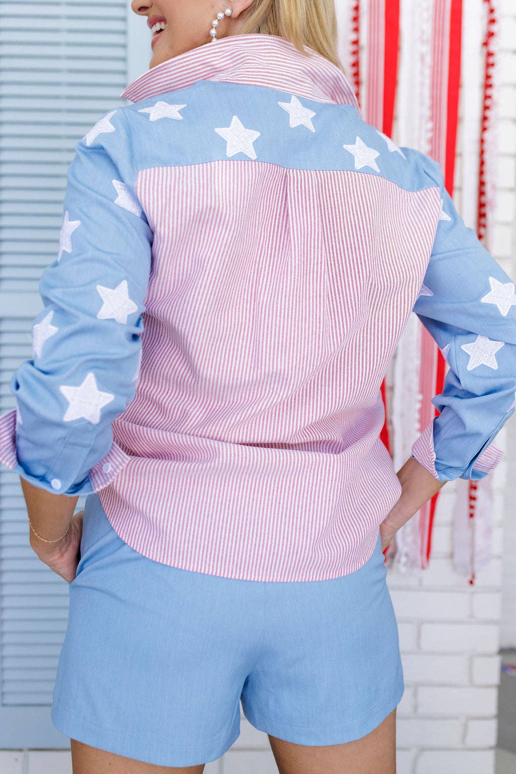 Brianna Cannon - Old Glory Button Down Shirt