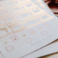 Gold Foil Bible Tabs (Dusty Pink)