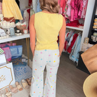 Polka Dot Denim