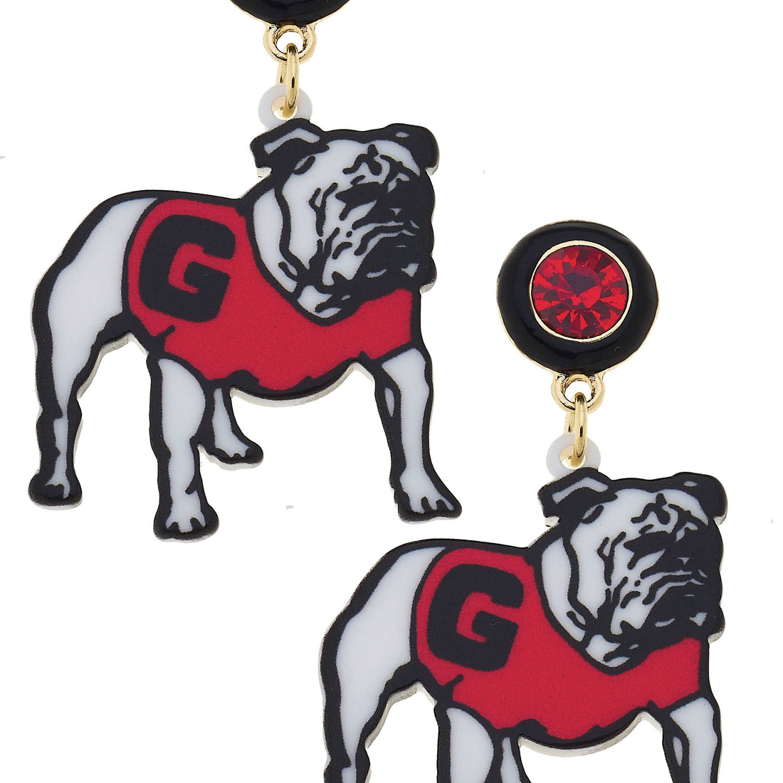 Georgia Dawg Earring