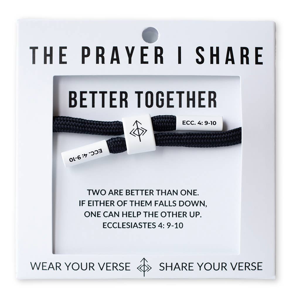 BETTER TOGETHER Christian Cord Bracelet