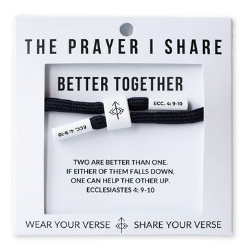 BETTER TOGETHER Christian Cord Bracelet
