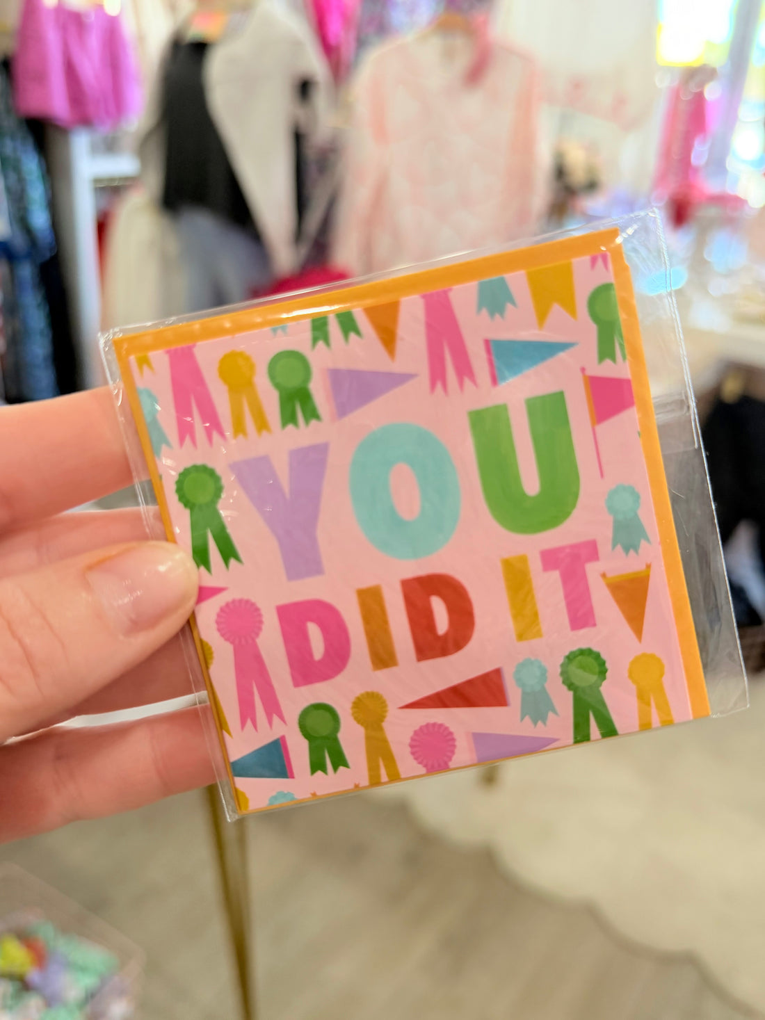 Gift Enclosure Cards & Envelope (You Did It)