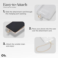 Gold Chain Phone Charm