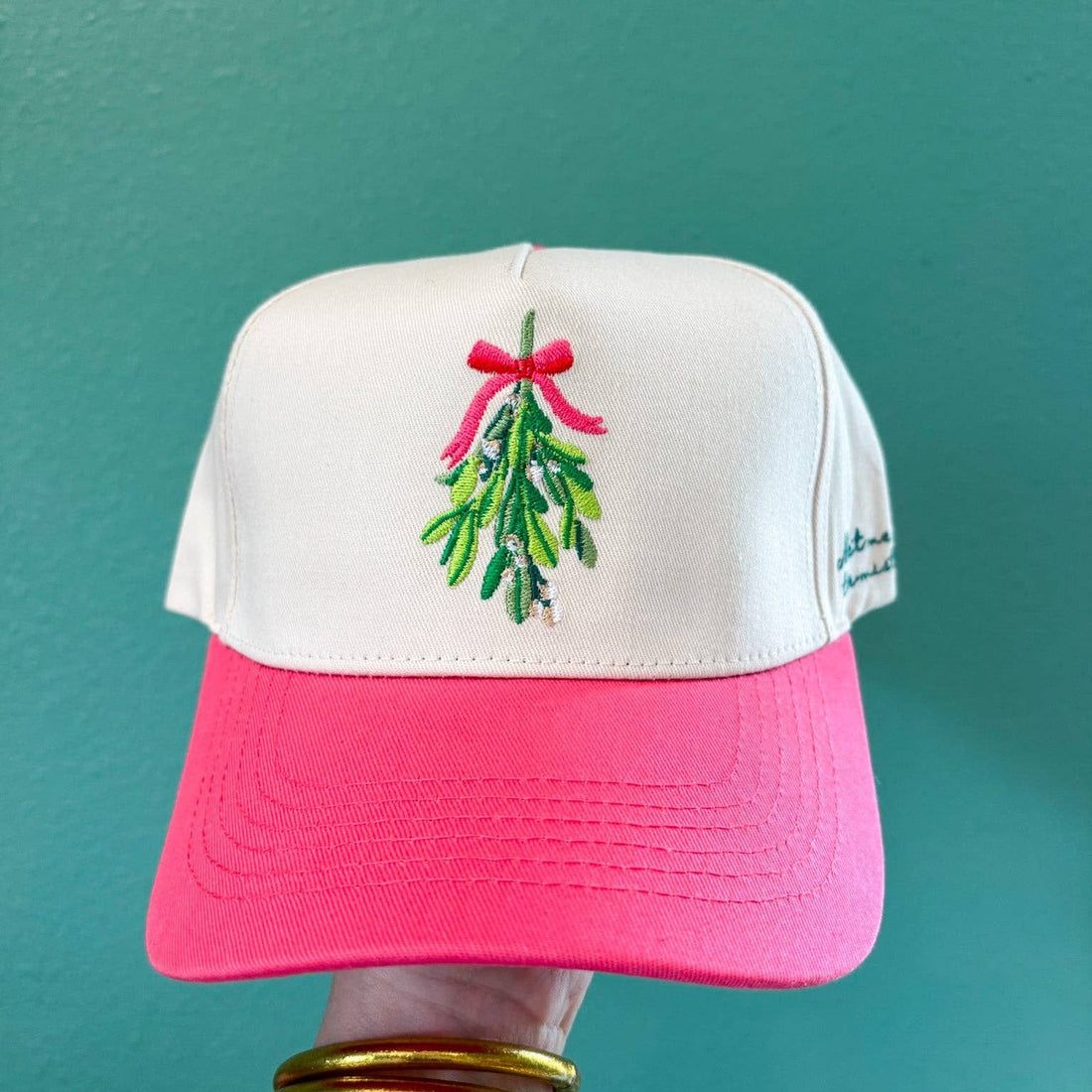 Meet Me Under the Mistletoe Trucker Hat