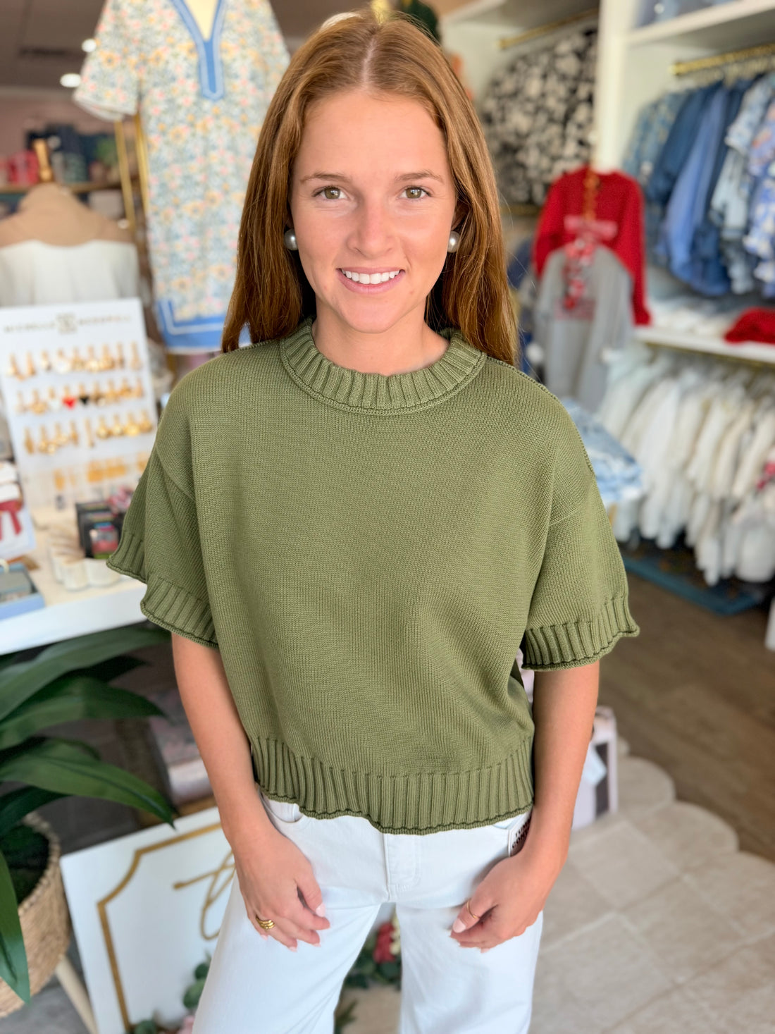 Olivia Top (Olive)