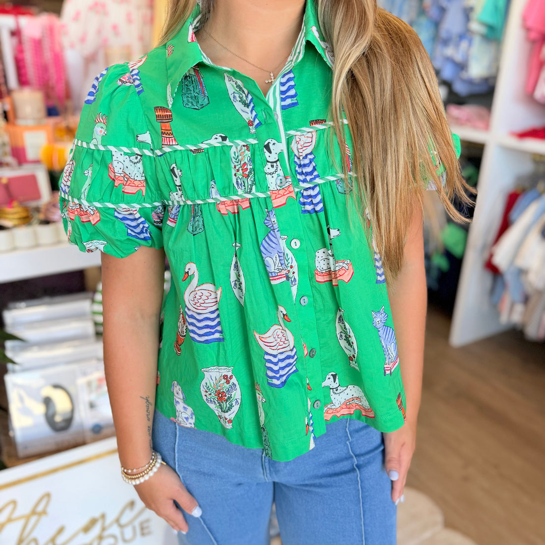Millie Top (Green)
