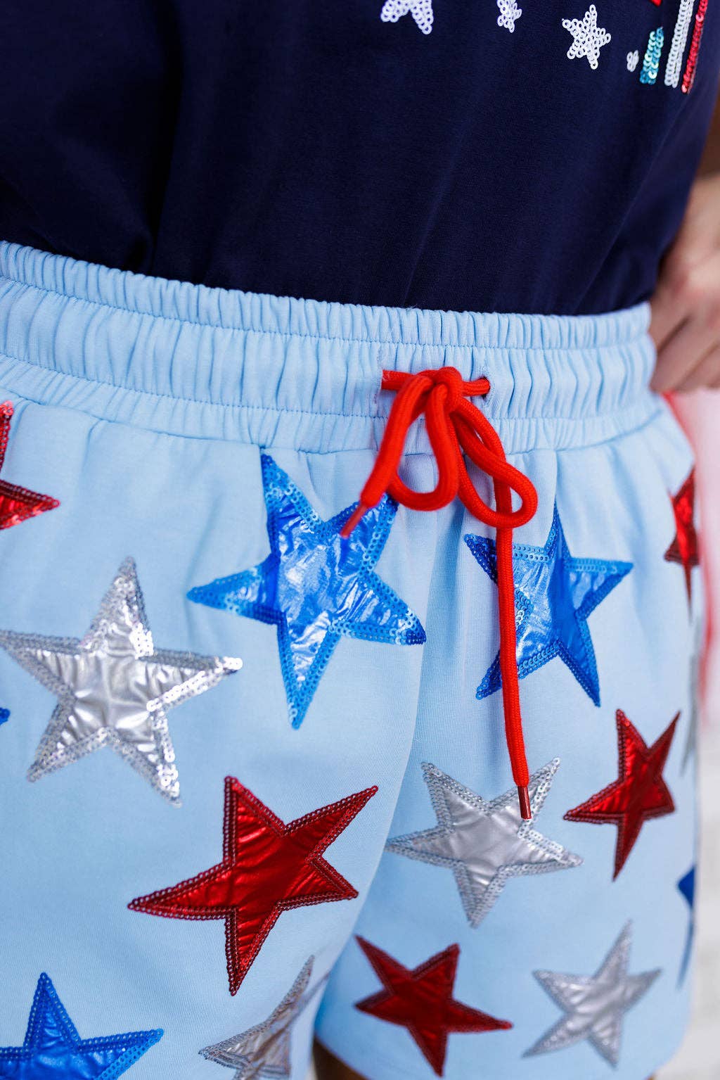 Brianna Cannon - Star Spangled Scuba Shorts