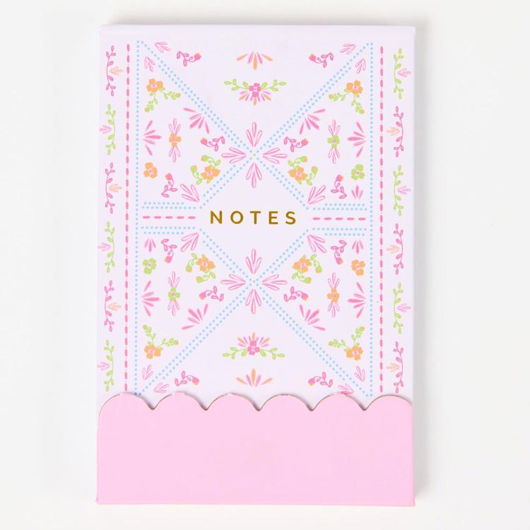 Floral Stitch Notepad