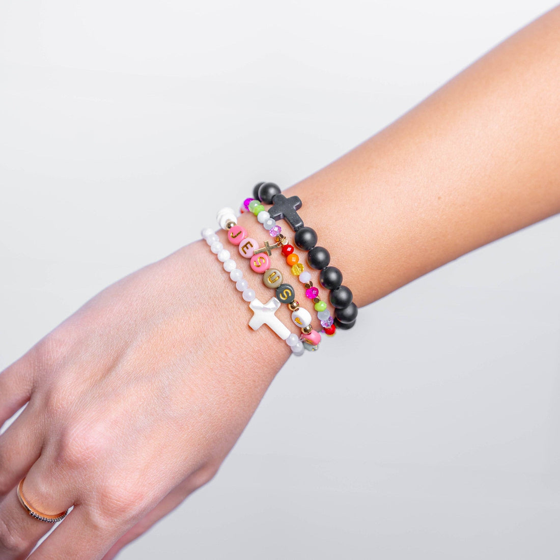 Jesus Loves Me Letter Bracelet