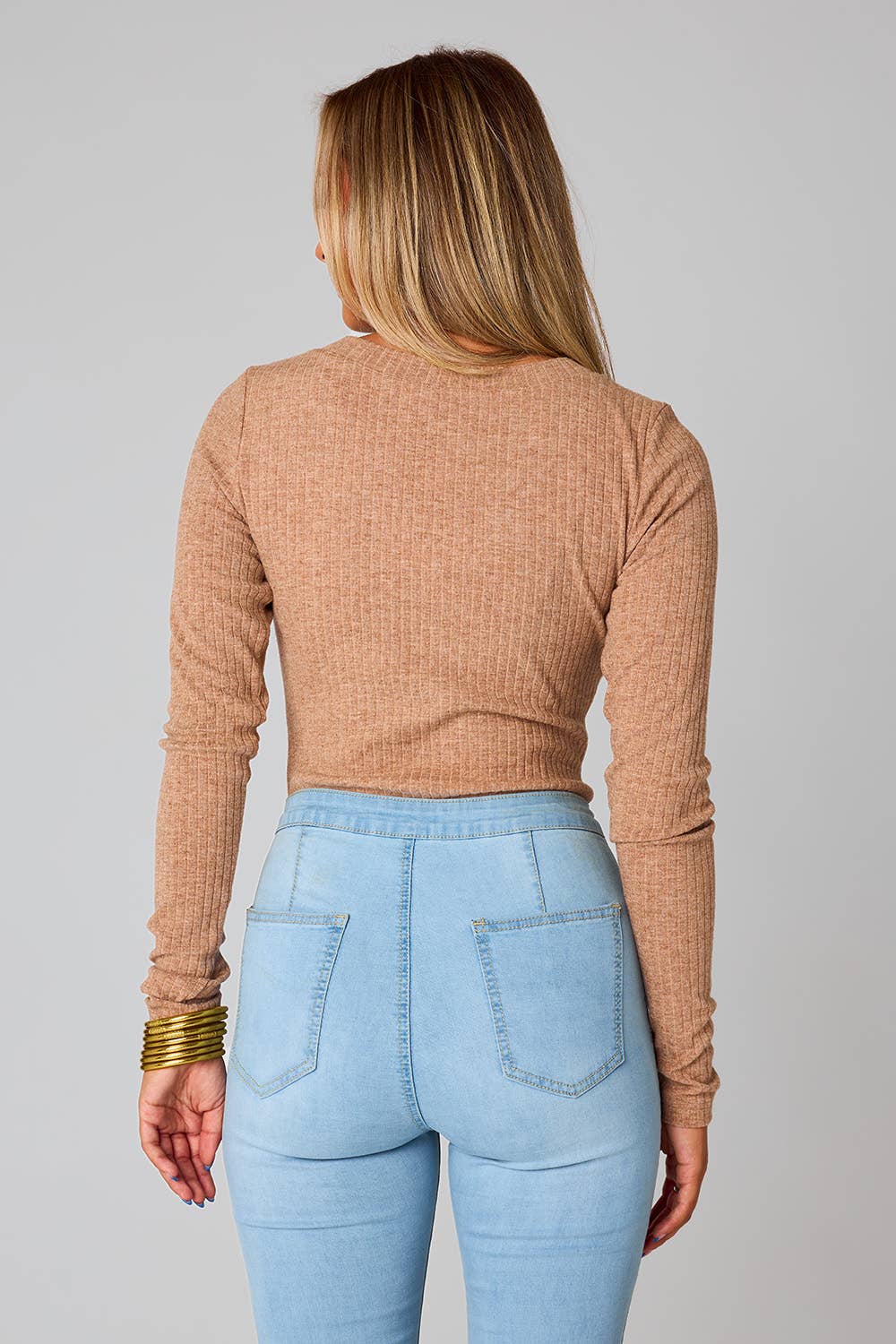 BuddyLove - Holly Chocolate Long Sleeve Bodysuit