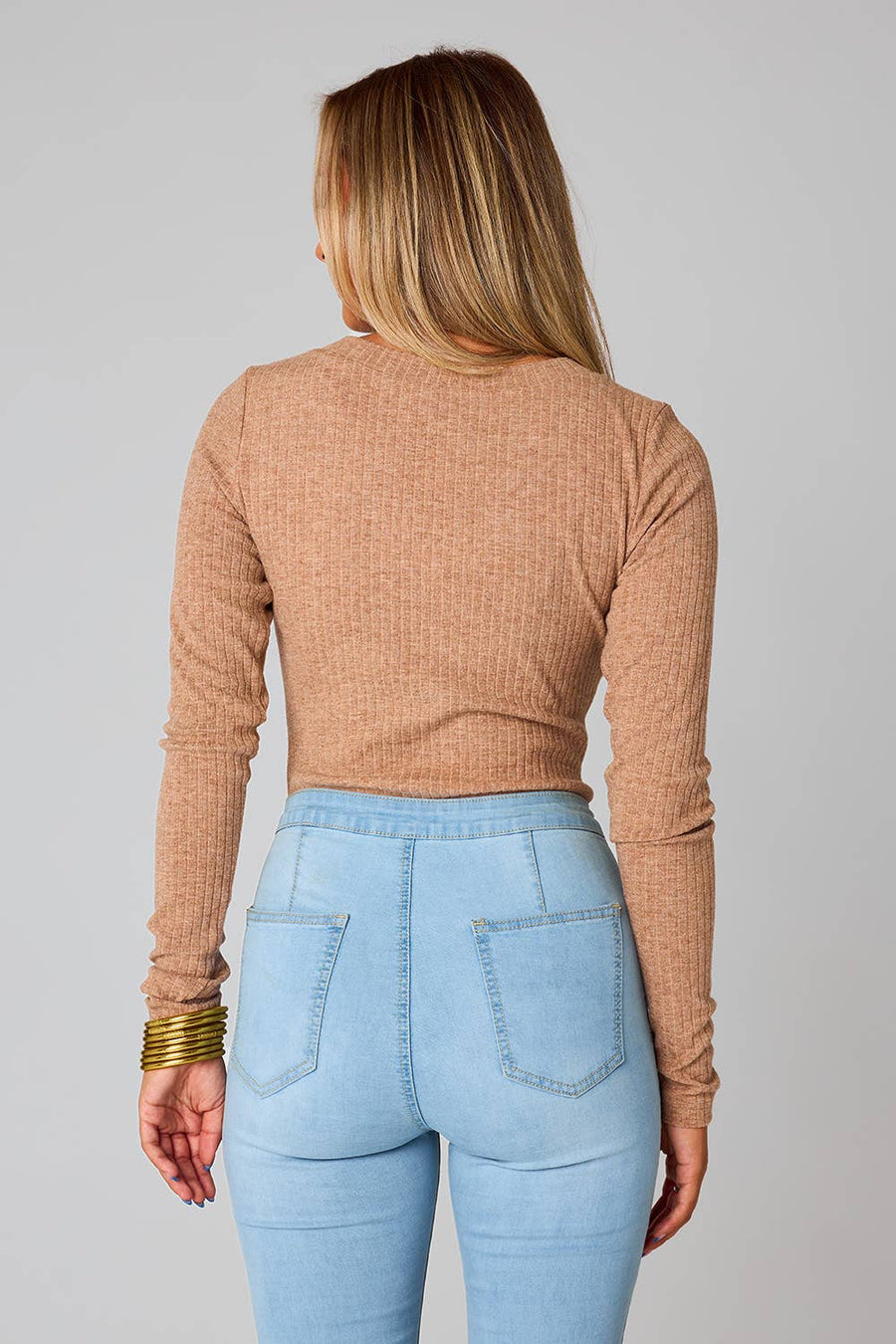 BuddyLove - Holly Chocolate Long Sleeve Bodysuit