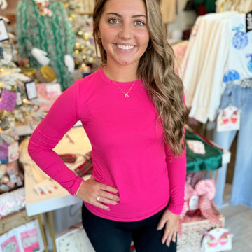 Bailey Tee (Hot Pink)