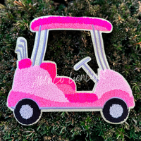 Pink Golf Cart Patch