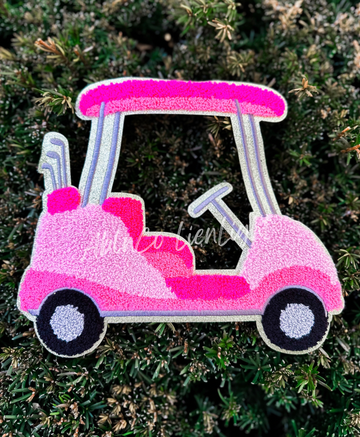 Pink Golf Cart Patch