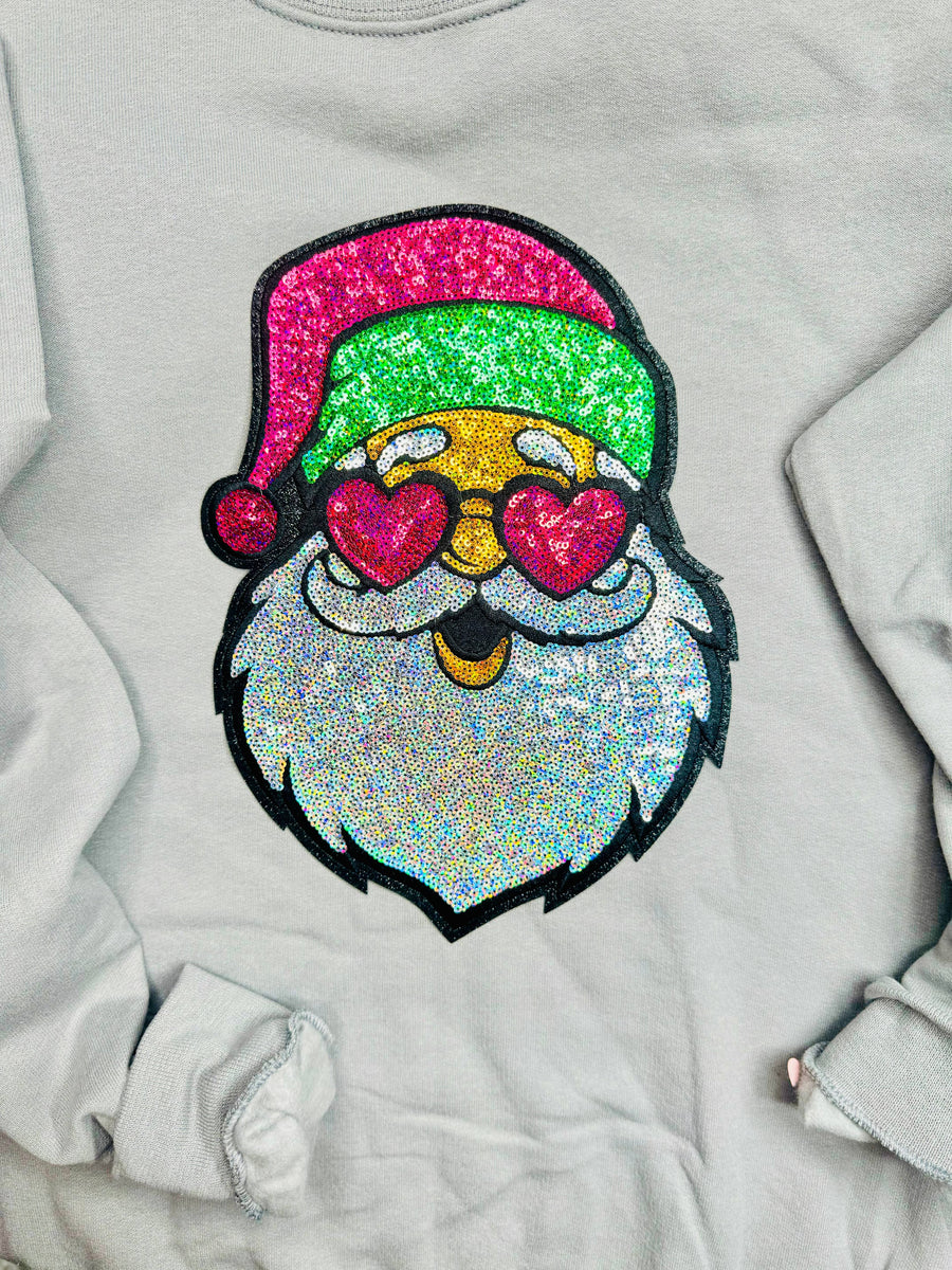 Santa Sequin Patch