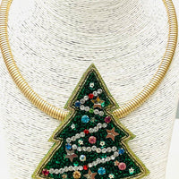 Christmas Tree Necklace