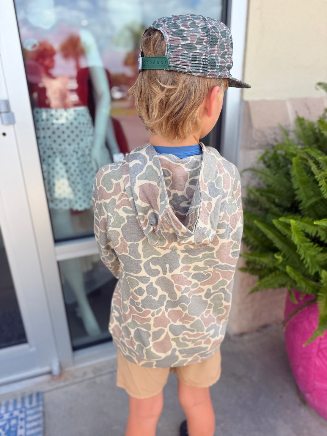 Youth Camo Pullover