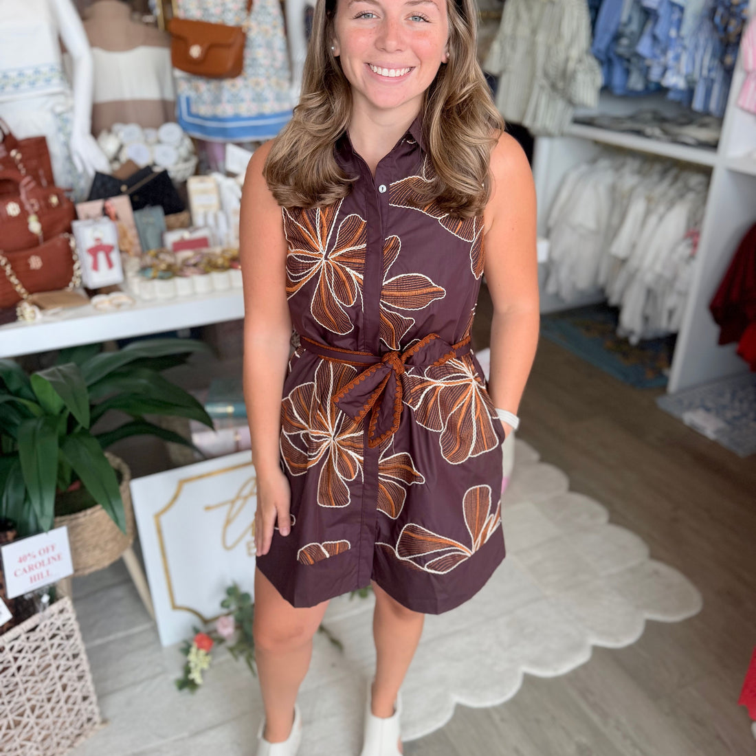Margot Dress (Brown)