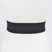 Rhinestone Bow Buckle Stretch Belt