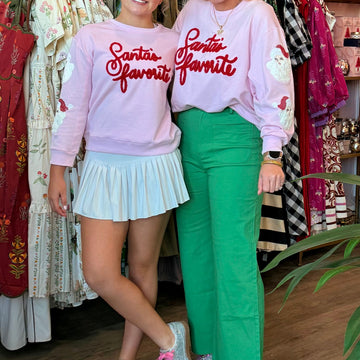 Santa's Favorite Youth Sweatshirt