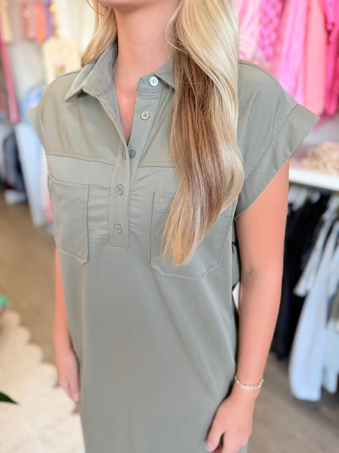 Donna Dress (olive)