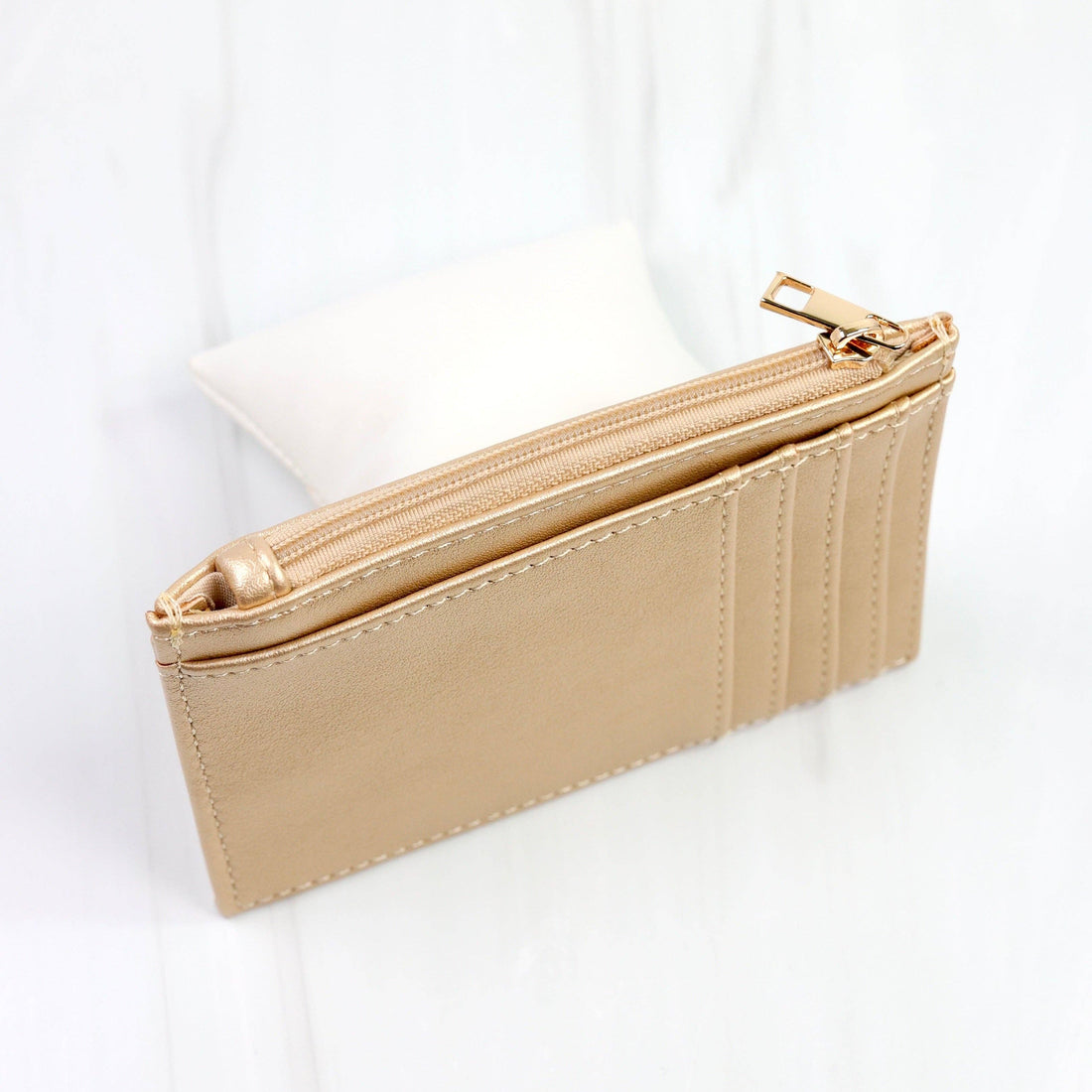 Molly Zip Card Holder GOLD