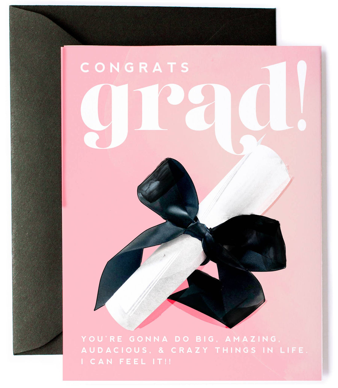 Congrats Grad - Amazing Things, Graduation Greeting Card