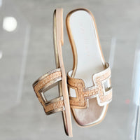 Edna Gold Cutout Slide