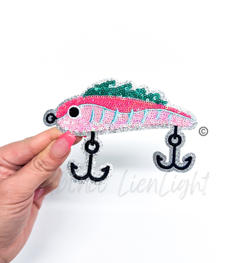 Pink Fishing Patch